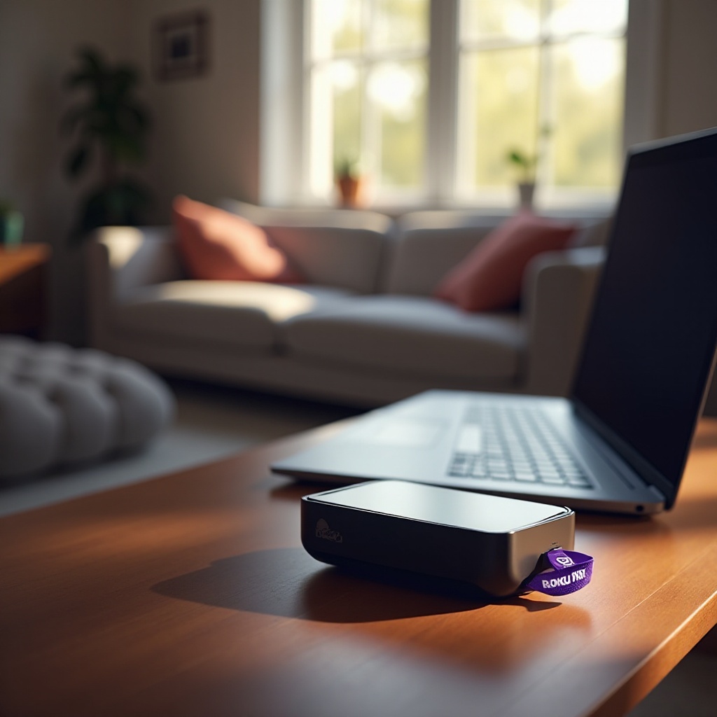 mohu streamovat na Roku z notebooku