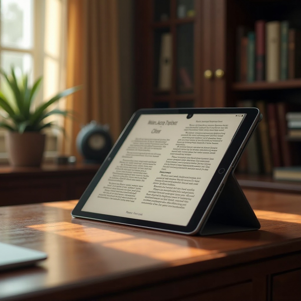 najlepszy tablet do pisania książki