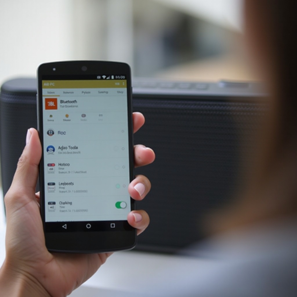 wie man einen JBL-Lautsprecher mit Android verbindet