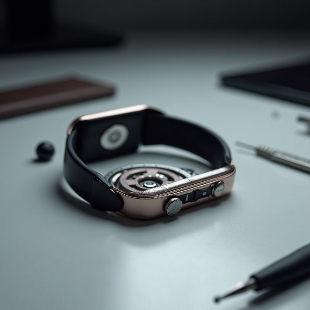 jak zdjąć tylną pokrywę smartwatcha