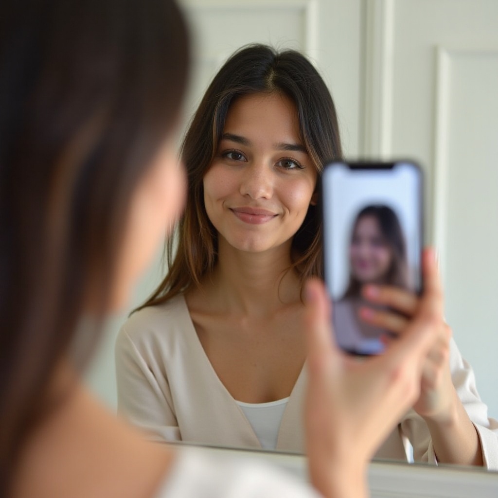 iPhone Spiegelbild