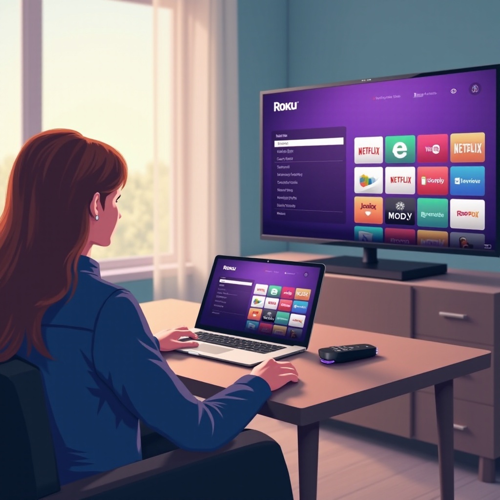 posso trasmettere a Roku dal laptop