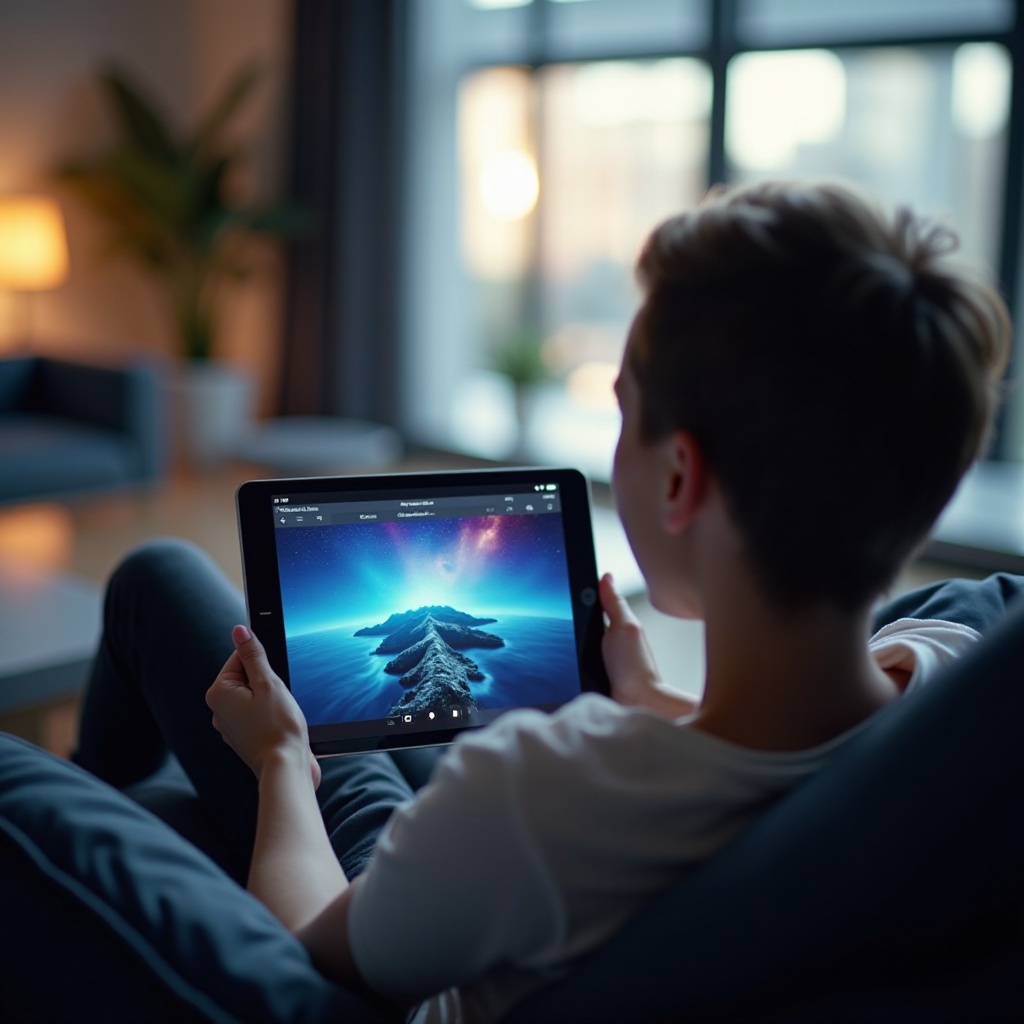 schermo intero iPad Safari