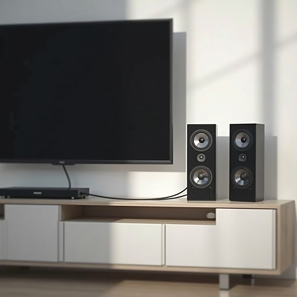 jak podłączyć zewnętrzne głośniki do telewizora za pomocą HDMI