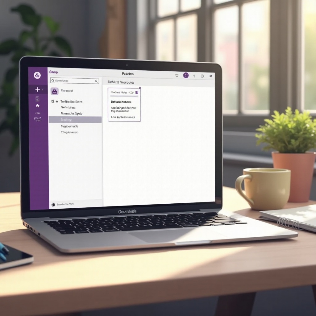 come impostare un notebook predefinito in OneNote su MacBook