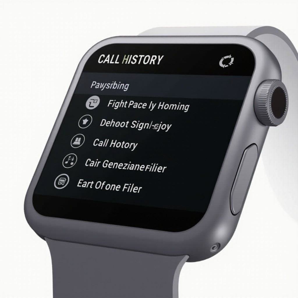 wie man den Anrufverlauf auf der Smartwatch löscht