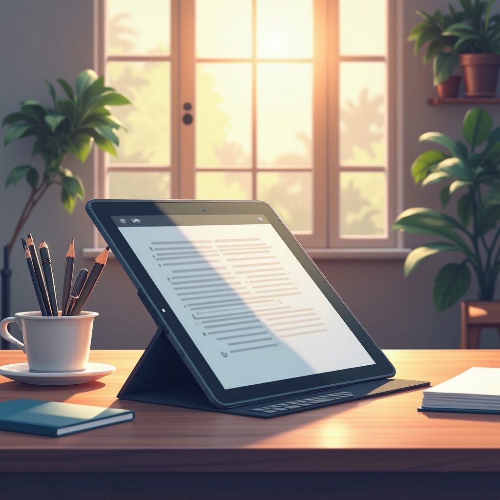 beste Tablet zum Schreiben eines Buches