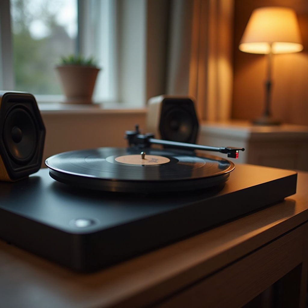 Bluetooth-Lautsprecher für Plattenspieler