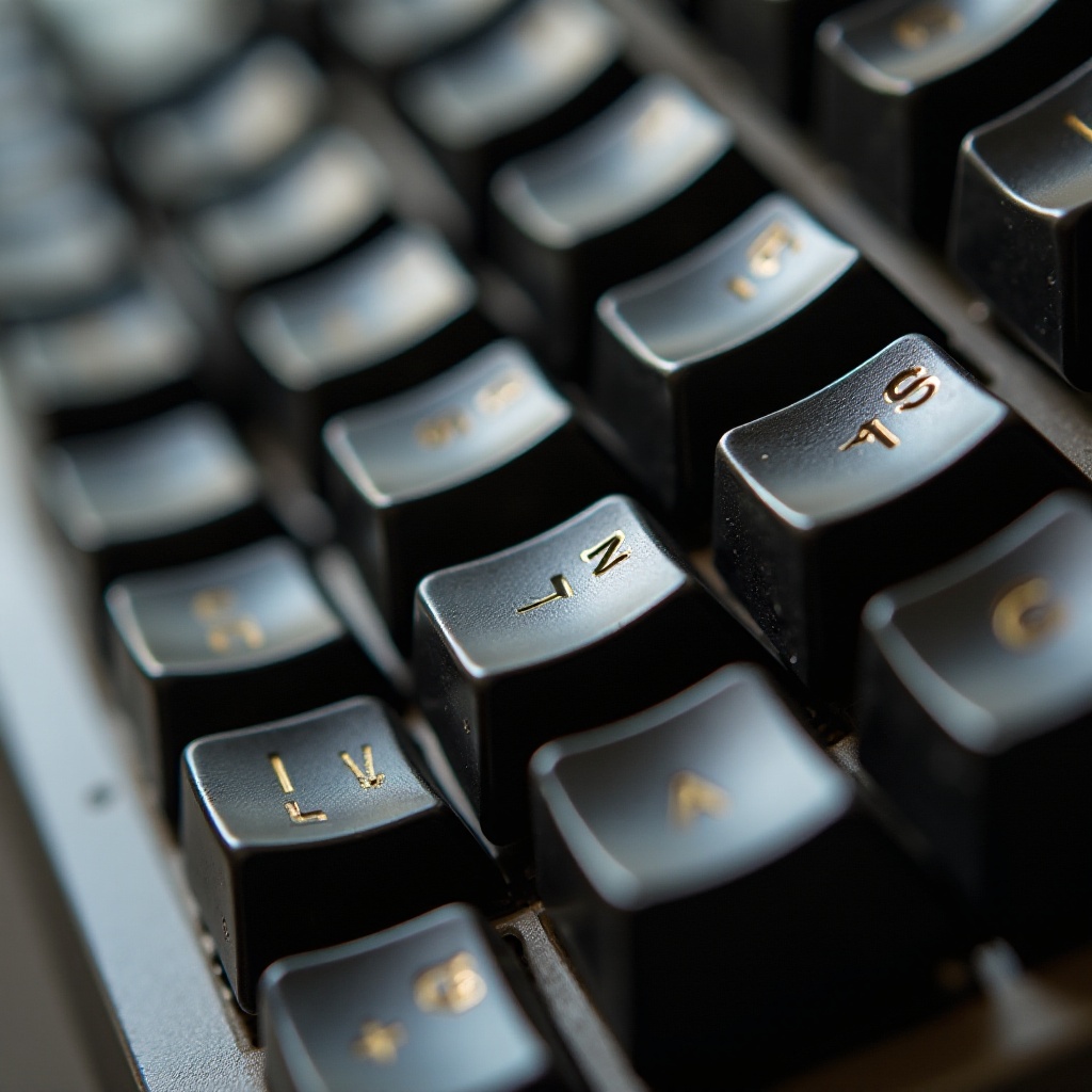 laute Klick-Tastatur