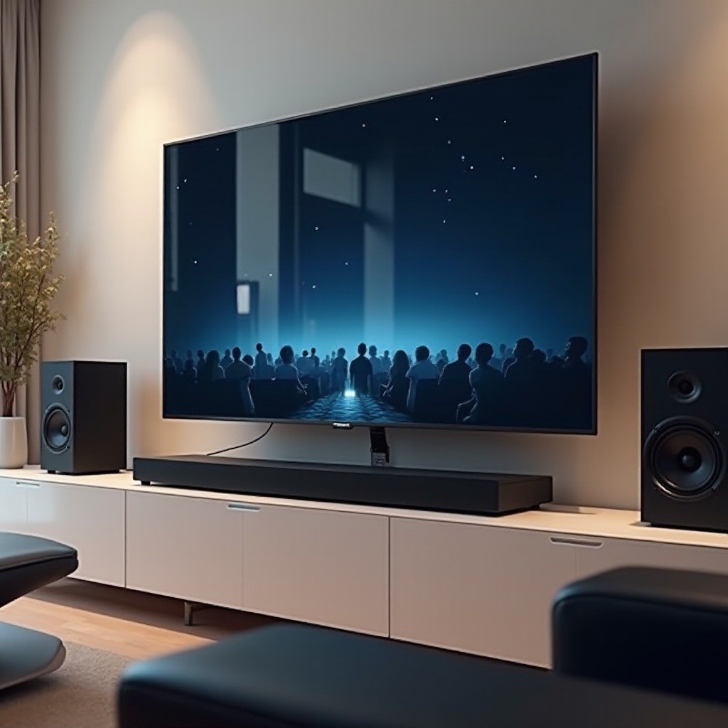 wie man Lautsprecher an einen HDMI-Fernseher anschließt