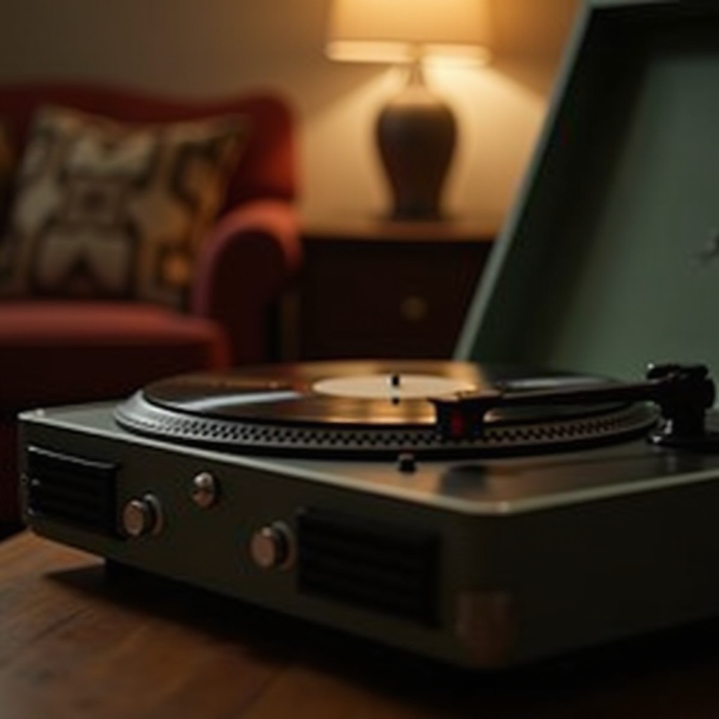 Gramofon Crosley Cruiser přeskakuje