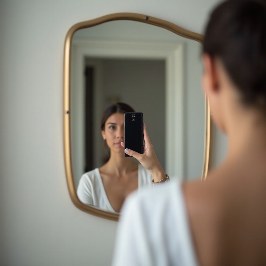 zdjęcie lustrzane iPhone