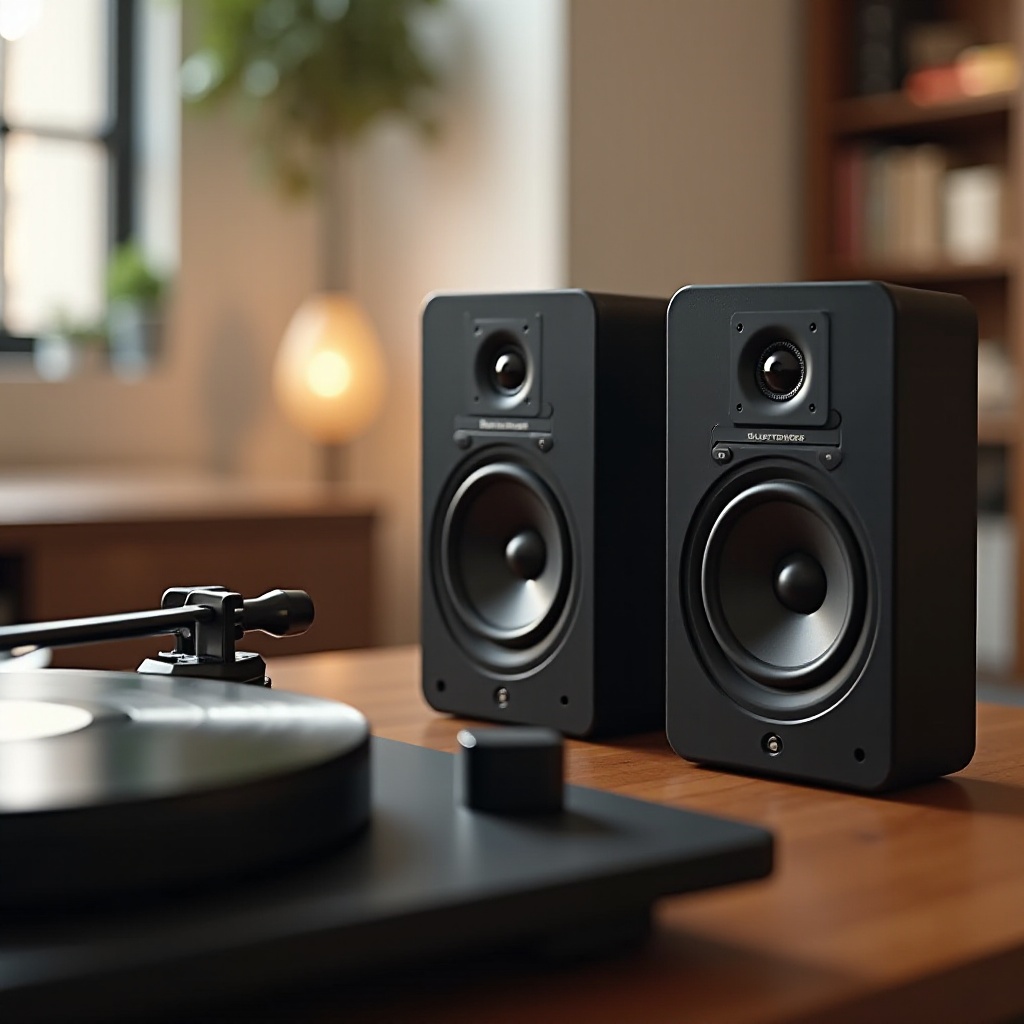 Bluetooth-Lautsprecher für Plattenspieler