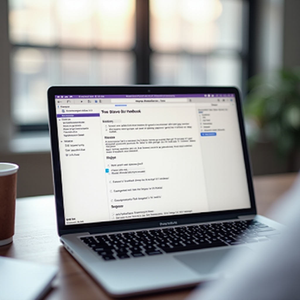 како да направите свеску задати у OneNote-у на MacBook-у