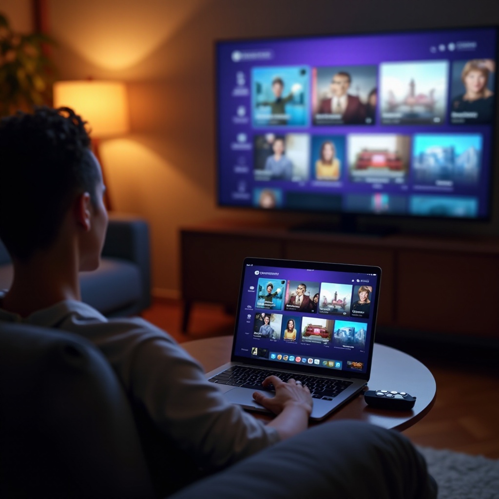 czy mogę przesyłać na Roku z laptopa