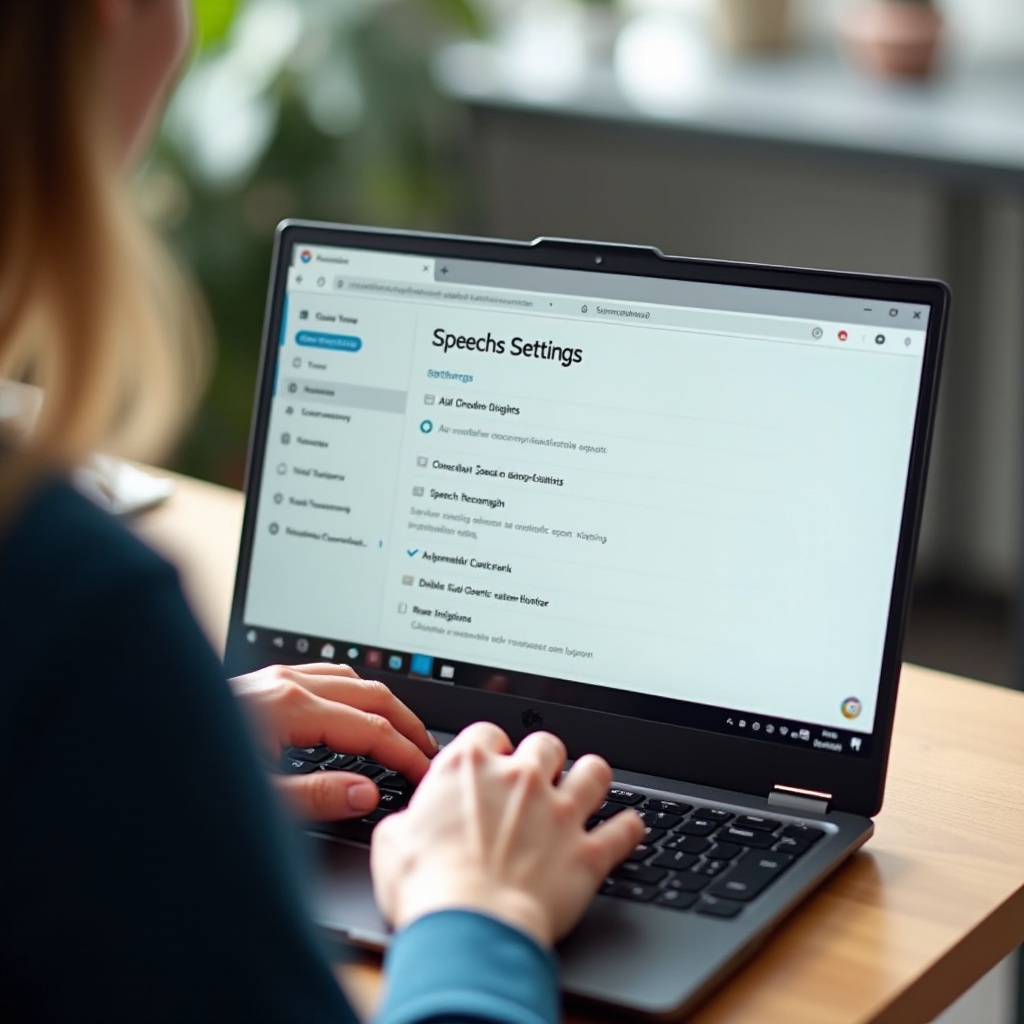 jak zakázat rozpoznávání řeči na Chromebooku
