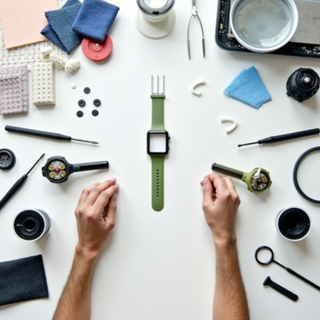 jak zdjąć tylną pokrywę smartwatcha